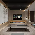 Modern Beauty And Hair Salon Interior With Comfortable Beds Mirrors And Soft Lighting