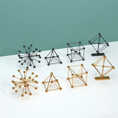 Light Luxury Ornaments Simple Geometric Ornaments 3d model