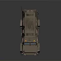 Armored Tactical Military Vehicle With Reinforced Armor Off Road Tires And Roof Equipment