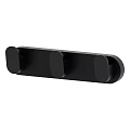 Black Strip Wall Mounted Hooks With Modern Design For Home Use 3d model