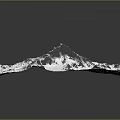 Snow Mountain Snow Rock Rock Block Rock Block Rock Specimen Boulder Boulder Boulder Boulder Rock Stratum 3d model