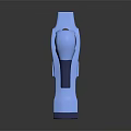 Stylish Blue Hair Dryer With Ergonomic Handle And Modern Design For Daily Use