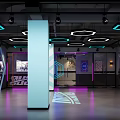 Modern Fitness Gym Interior With Open Training Space And Workout Equipment