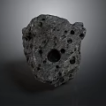 Natural Stone Decorative Ornament With Irregular Shape Hollow Design And Textured Surface