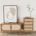 Nordic Entrance Cabinet SU Model 3d model