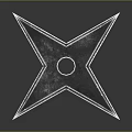 Hidden weapons darts ninja darts ninja weapons ancient weapons cold weapons medieval items 3d model