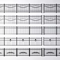 Various Decorative Fence Designs With Ornate Patterns And Geometric Details