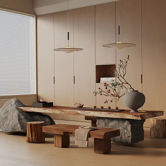 Modern Tea Room 3d model