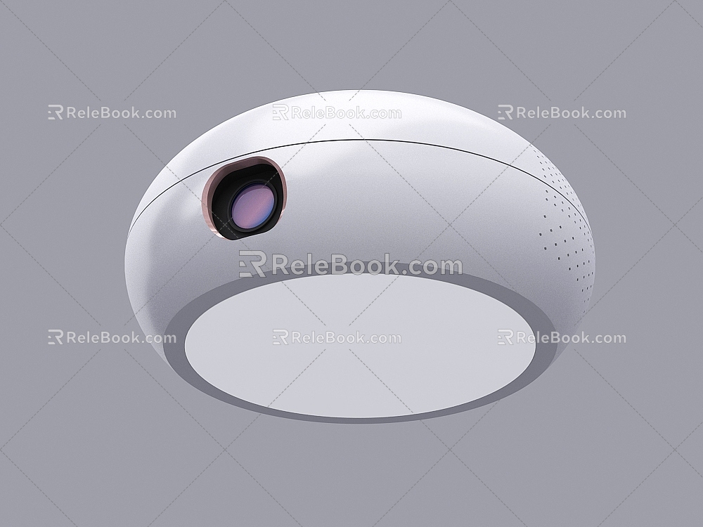 Projector lamp 3d model