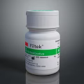 White Fiteko Restorative Medical Bottle With Clear Label And USA Origin