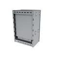 Sturdy Industrial Metal Frame With Mounting Holes And Equipment Enclosure
