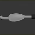 Sleek Silver Metal Car Exhaust Pipe With Dual Tailpipes And Smooth Design