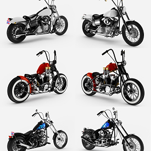 Modern Motorcycle 3d model