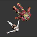 Modern Game Character Iron Man Mech Warrior Machine Battleguard Mechanical Battleguard 3d model