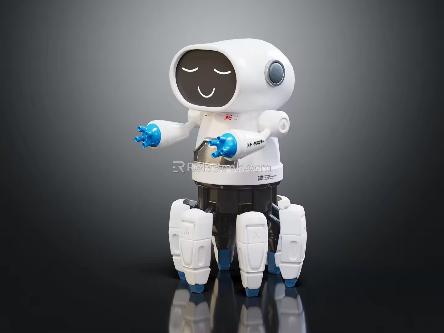 Modern Robot Patrol Robot Security Robot 3d model