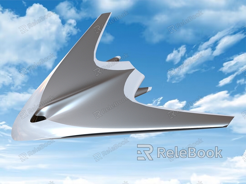 Falcon supersonic stealth aircraft model