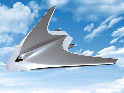 Falcon supersonic stealth aircraft model