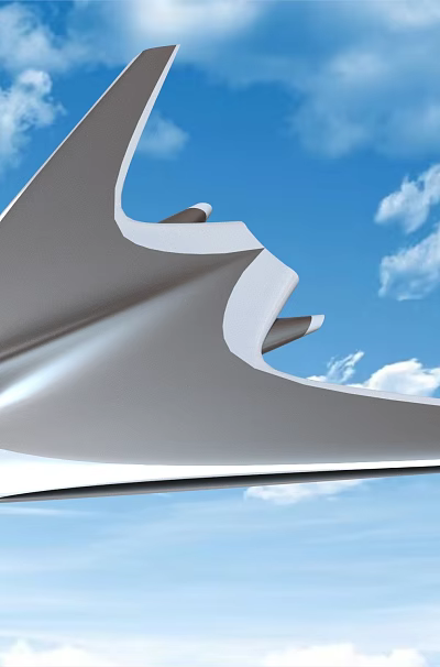 Sleek Silver Fighter Jet Flying in Blue Sky with White Clouds 3d model Sleek Silver Fighter Jet Flying in Blue Sky with White Clouds 3d model
