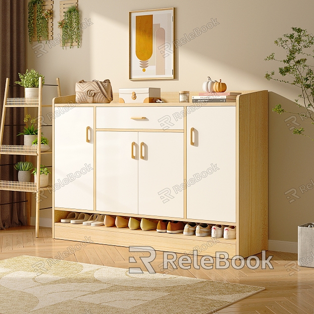 Nordic Shoe Cabinet model