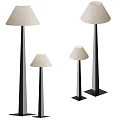albanan Creative Mushroom Floor Lamp Table Lamp Combination 18 3d model