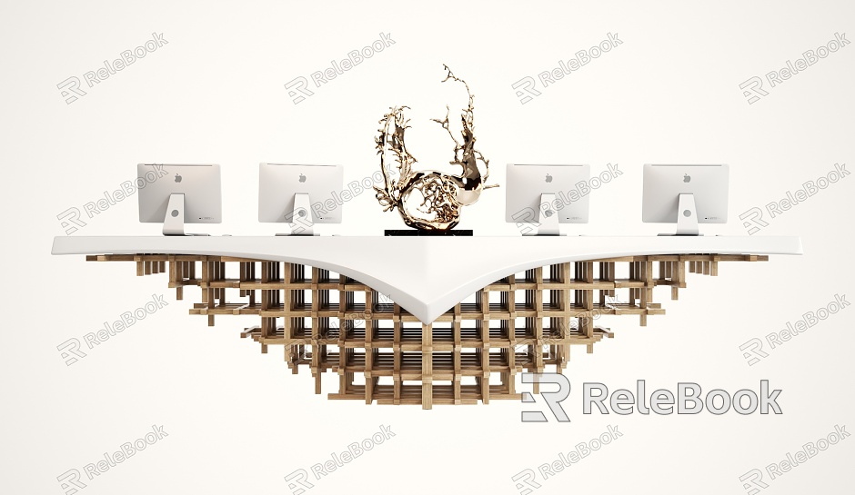 Modern reception desk front desk model