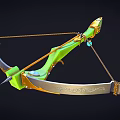 Crossbow PBR Material Crossbow Long Range Weapon Cold Weapon Hunting Crossbow Bow Arrow 3d model