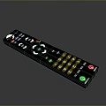 Black Computer Multimedia Remote Control With Digital Buttons And Function Keys Design For PC Use