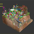 Game Environment Game Scene Fairy Tale Scene Fairy Tale Magic Scene Magic Item Fantasy Scene 3d model