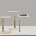 Modern Contemporary Side Tables With Gold Silver White Metal Legs And Sleek Design