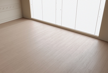 venetian blinds for wooden floor 3d model