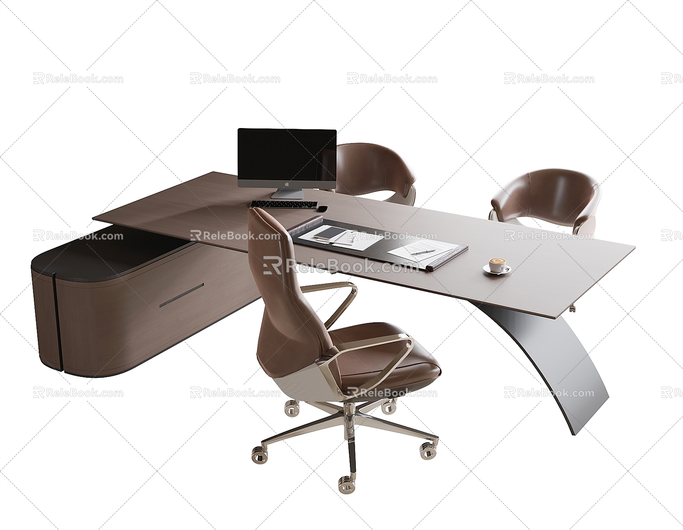 Modern Boss Office Chair Office Chair Manager Office Chair 3d model