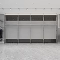 Modern Stylish Clothing Store Interior With Display Racks Mannequin And Apparel Displays