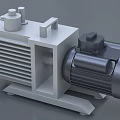 Industrial Vacuum Pump Equipment With Electric Motor Heat Sink And Metal Structure