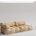 Modern Multiplayer Sofa 3d model