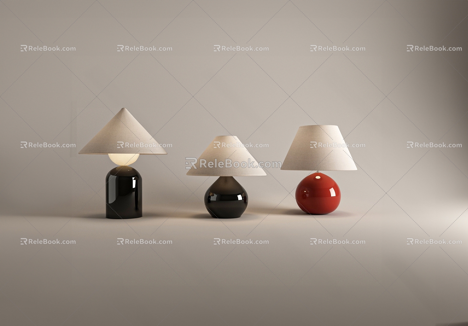 Retro Simple Table Lamp Retro Table Lamp Modern Table Lamp Bedroom Table Lamp Children's Room Table Lamp 3d model