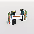 Old game machine 3d model