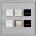 Outdoor Lights Featuring Square Design In White Beige And Black Colors For Exterior Decor