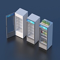 Refrigerator electrical appliances 3d model