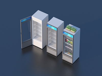 Refrigerator electrical appliances 3d model