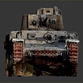 Industrial LOFT Tank World War II Tank World War I Tank Heavy Tank 3d model