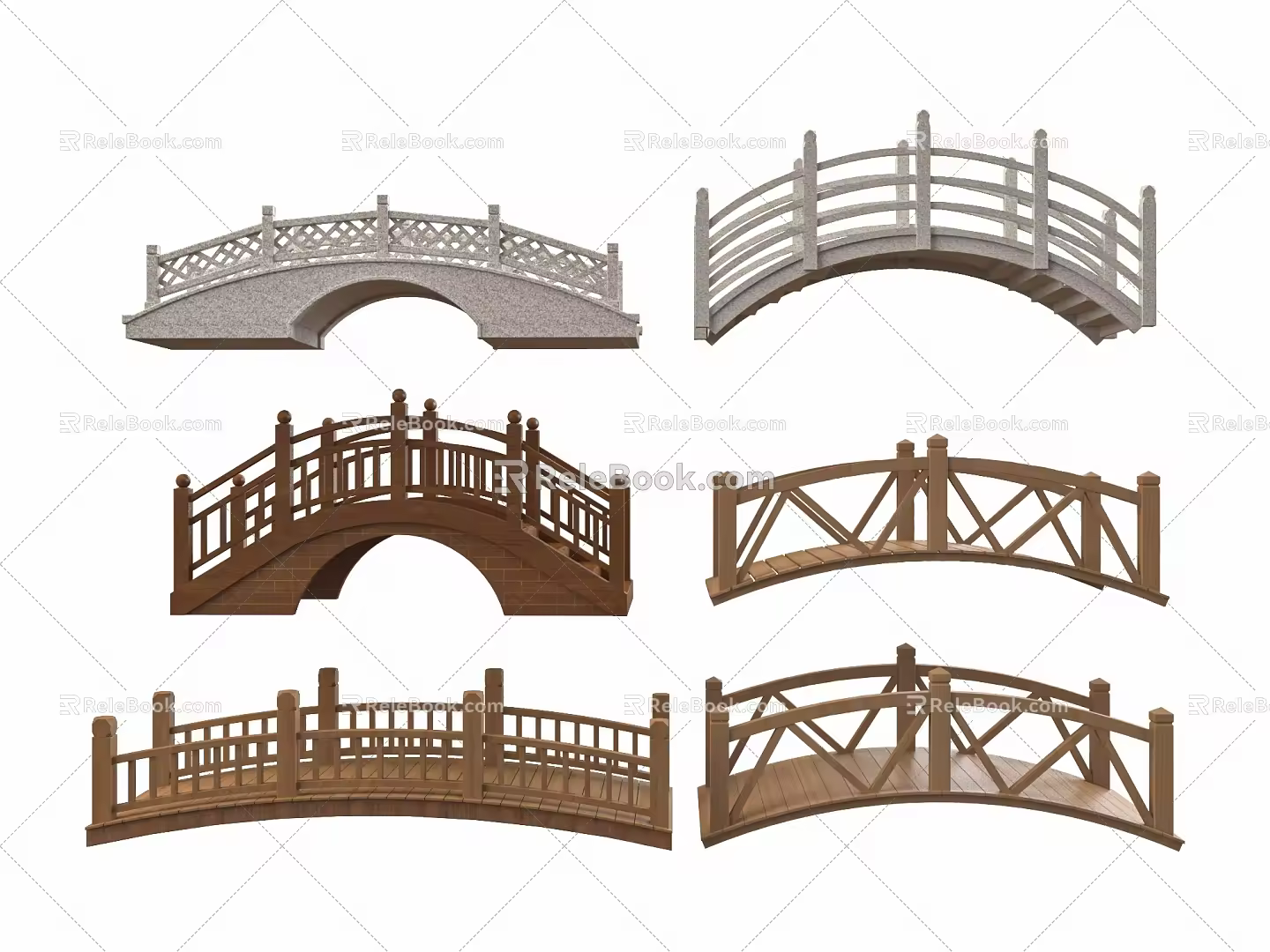Landscape Bridge 3d model