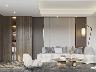 Modern living room 3d model
