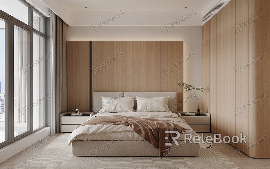 Modern Master Bedroom model