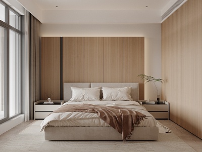 Modern Master Bedroom model