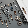 Minotti Decorative Handles With Various Modern Designs For Home Furniture Applications