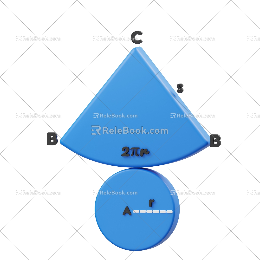 Mathematical Props Mathematical Body Geometry Topics Cartoon Mathematics Topics 3d model