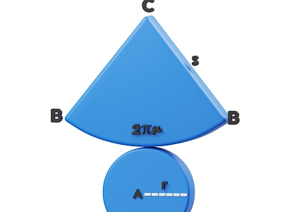 Mathematical Props Mathematical Body Geometry Topics Cartoon Mathematics Topics 3d model