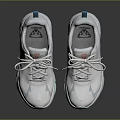 White Lace Up Sneakers with Light Blue and Mint Green Accents Modern Casual Athletic Style