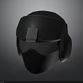 Tactical Weapon Helmet With Black Design And Full Face Shield For Military Use