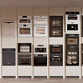 Embedded oven steaming and baking machine coffee machine induction cooker disinfection cabinet dishwasher 3d model
